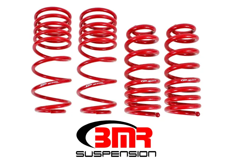Bmr Suspension 1993-2002 Chevrolet 4Th Gen Camaro Bmr F-Body Handling Version Lowering Spring Kit (Set Of 4) Red 1