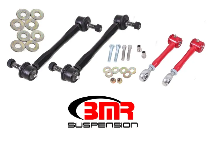 Bmr Suspension 2016-2024 Chevrolet Camaro 6Th Gen Bmr Front And Rear Sway Bar End Link Kit Red 1