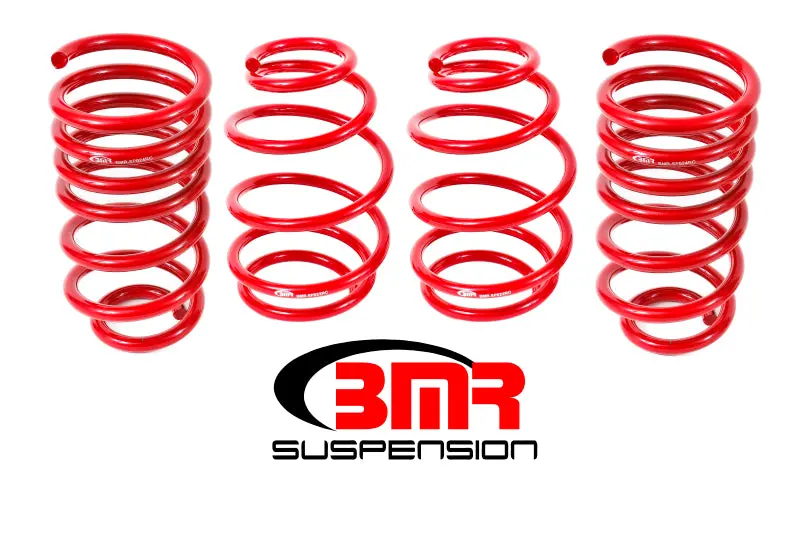 Bmr Suspension 2010-2015 Chevrolet 5Th Gen Camaro Bmr V8 Lowering Spring Kit (Set Of 4) Red 1