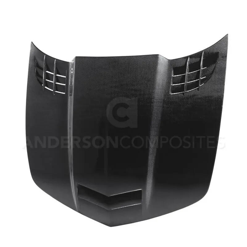 Anderson Composites 2010-2015 Chevrolet Camaro 5Th Gen Ttii-Style Carbon Fiber Hood 1