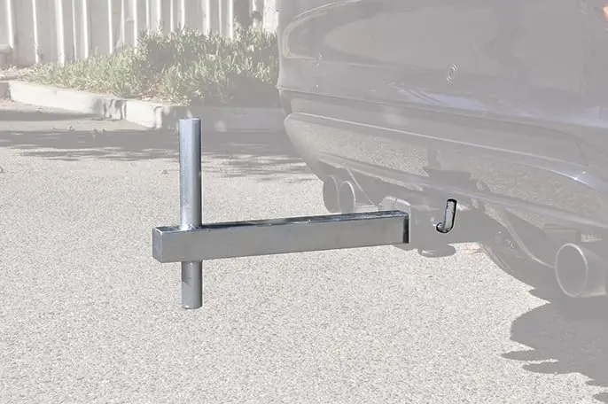 Tow Hitch Mount For Swooper Flags – Durable 21.25" X 12" X 2" Metal Flag Hardware – Universal Fit For Trucks, Suvs, Trailers – Secure Outdoor Flagpole Mount 1