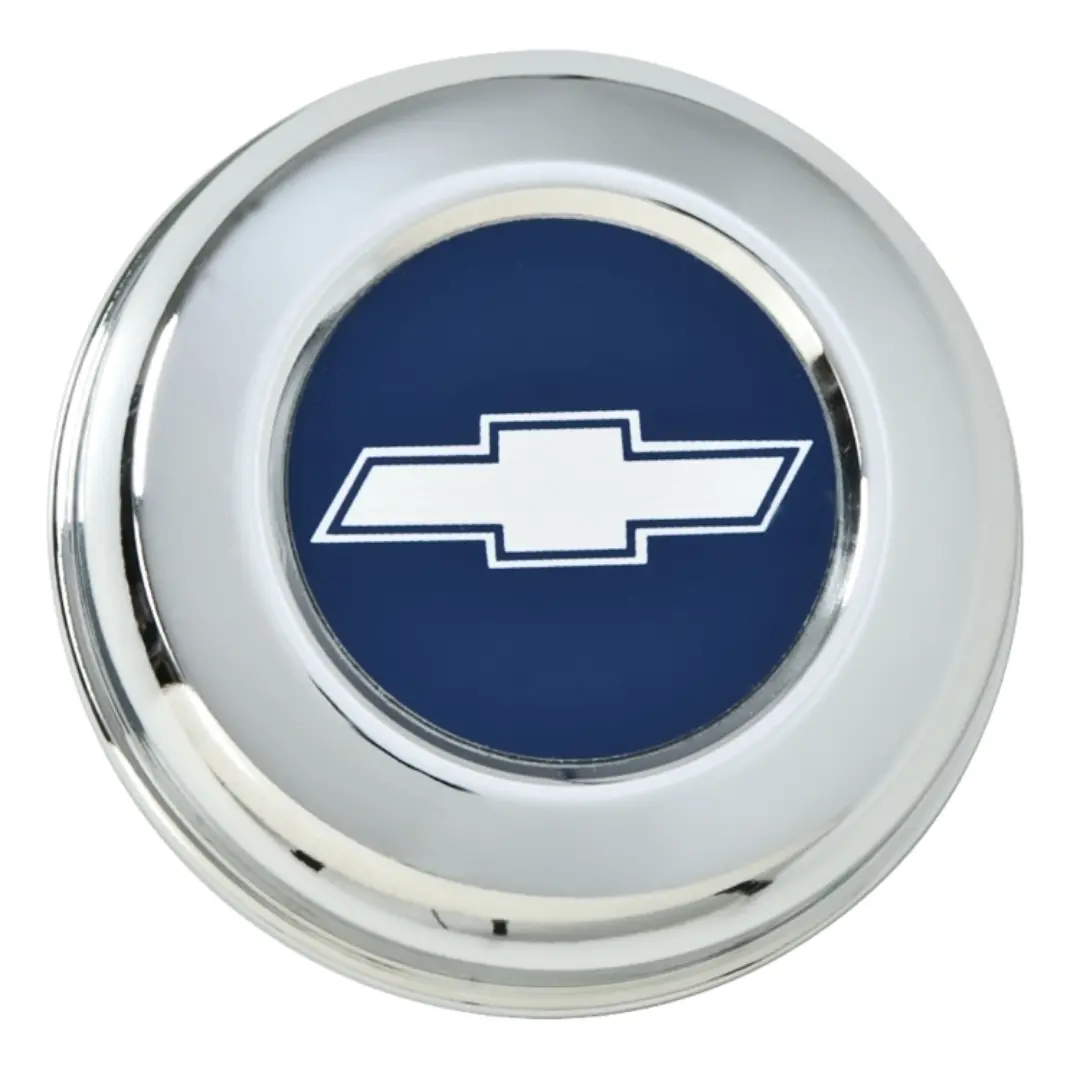 1970-1975 Camaro Z28 Bowtie Emblem Wheel Center Chrome Plated Stainless Steel - 4 Piece Set 1