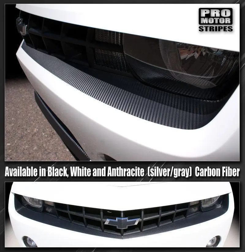 Chevrolet Camaro 2010-2013 Front Fascia Decal Carbon Fiber Vinyl 1