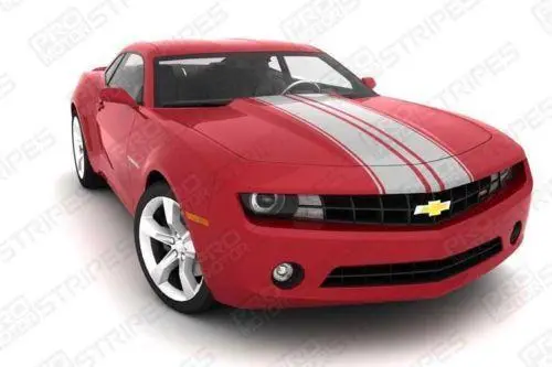 Chevrolet Camaro 2010-2015 Center Rally Racing Stripes 1
