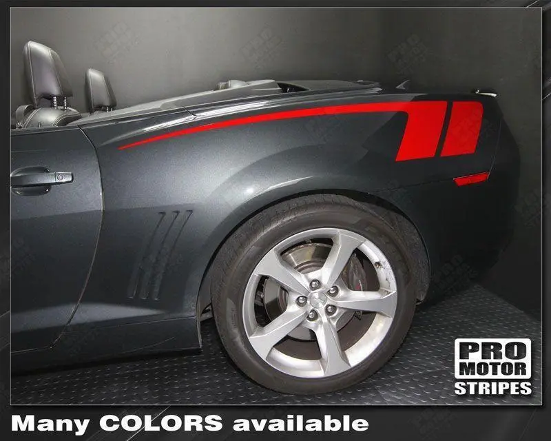 Chevrolet Camaro 2010-2015 Copo Style Quarter Side Stripes 1