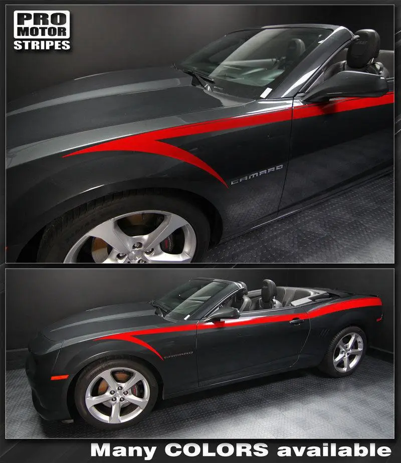 Chevrolet Camaro 2010-2015 Devil's Tail Side Stripes 1