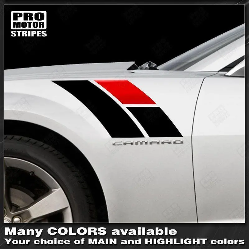 Chevrolet Camaro 2010-2024 Fender Hash Side Stripes 45Th Anniversary Style 1
