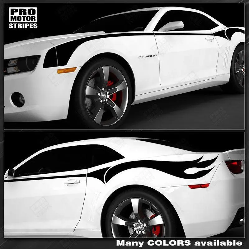 Chevrolet Camaro 2010-2015 Firebreather Side Throwback Stripes 1