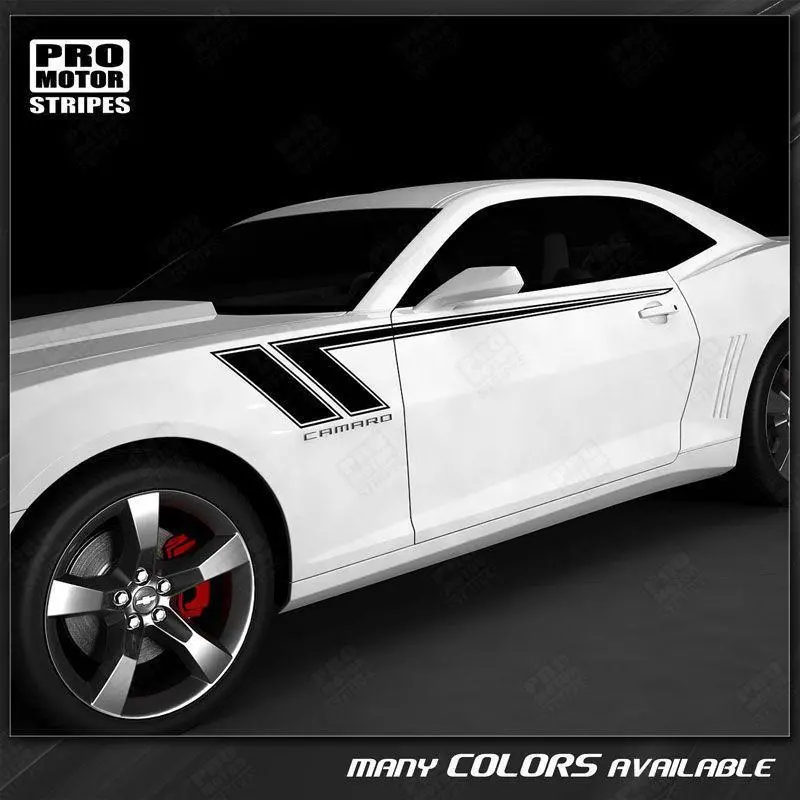 Chevrolet Camaro 2010-2024 Hash Speed Side Accent Stripes Decal 1