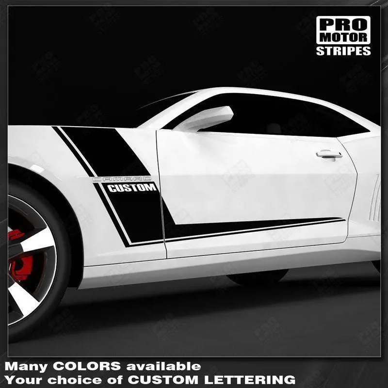 Chevrolet Camaro 2010-2015 Racing Side Hockey Stripes Decal 1