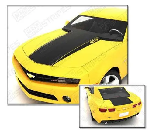 Chevrolet Camaro 2010-2015 Rally Racing Stripes Hood & Trunk 1
