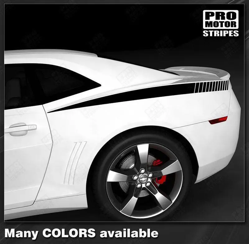 Chevrolet Camaro 2010-2024 Rear Quarter Side Strobe Stripes 1
