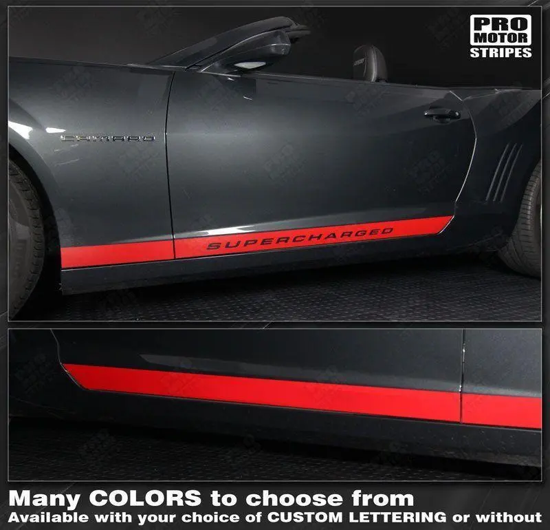 Chevrolet Camaro 2010-2024 Rocker Panel Side Stripes 1