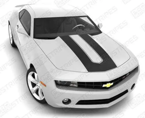 Chevrolet Camaro 2010-2015 Sema Style Stripes Hood & Trunk Decals 1