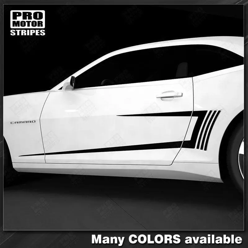 Chevrolet Camaro 2010-2015 Side Accent C-Stripes W/ Gills Decals 1