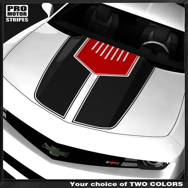Chevrolet Camaro 2010-2015 Two Tone Hood Accent Stripes 1