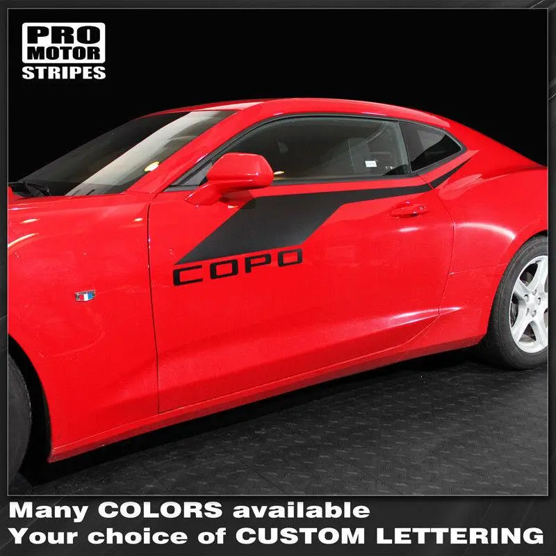 Chevrolet Camaro 2016-2024 Copo Style Side Accent Stripes 1