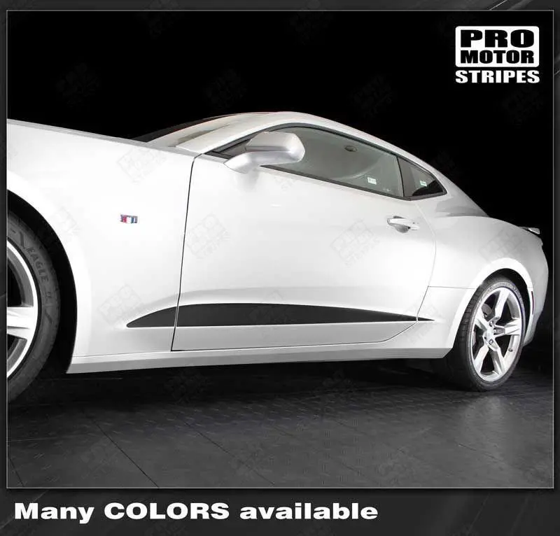 Chevrolet Camaro 2016-2024 Door/Upper Rocker Panel Side Stripes 1