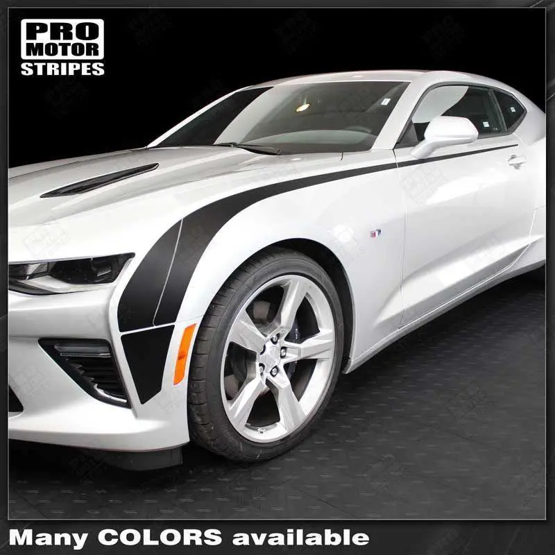 Chevrolet Camaro 2016-2024 Extended Hockey Side Accent Stripes 1