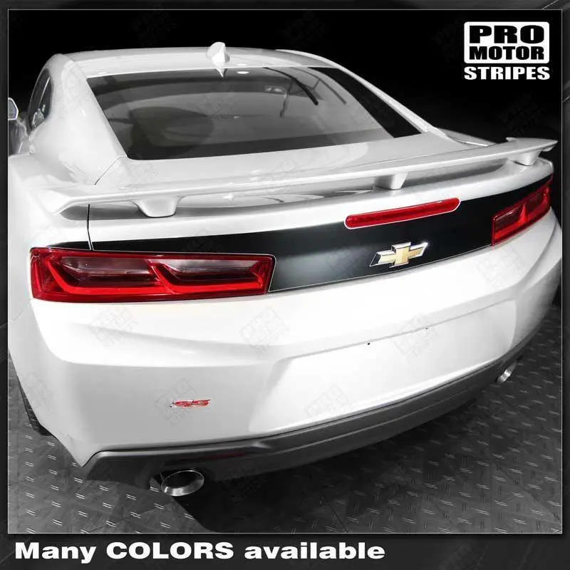 Chevrolet Camaro 2016-2024 Extended Rear Deck Blackout Decal 1