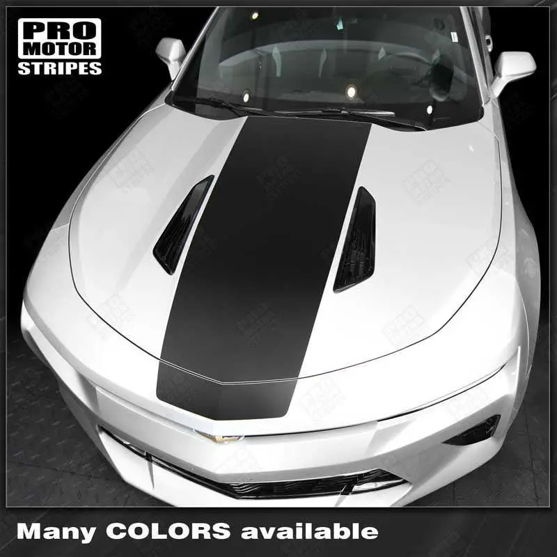 Chevrolet Camaro 2016-2024 Hood Accent Blackout Decal Stripe 1