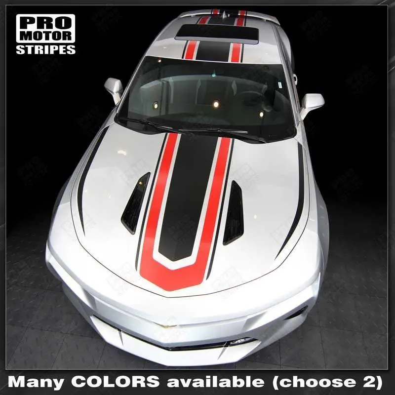 Chevrolet Camaro 2016-2024 Hot Wheels Style Top Stripes 1