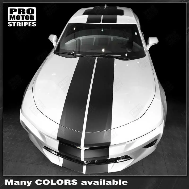 Chevrolet Camaro 2010-2024 Over-The-Top Straight Double Stripes 1