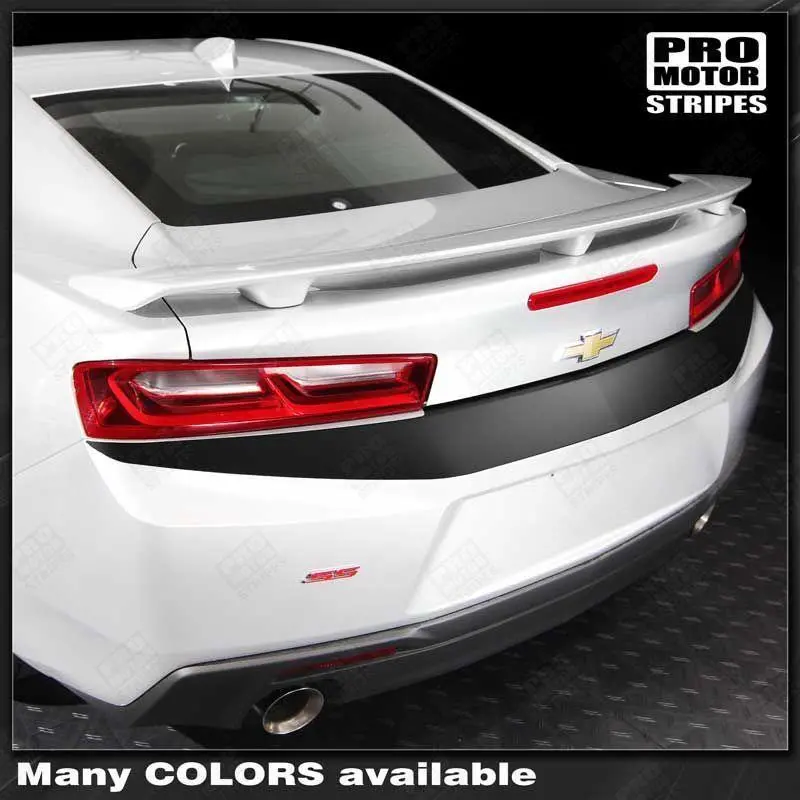 Chevrolet Camaro 2016-2018 Rear Bumper Top Accent Blackout Decal 1