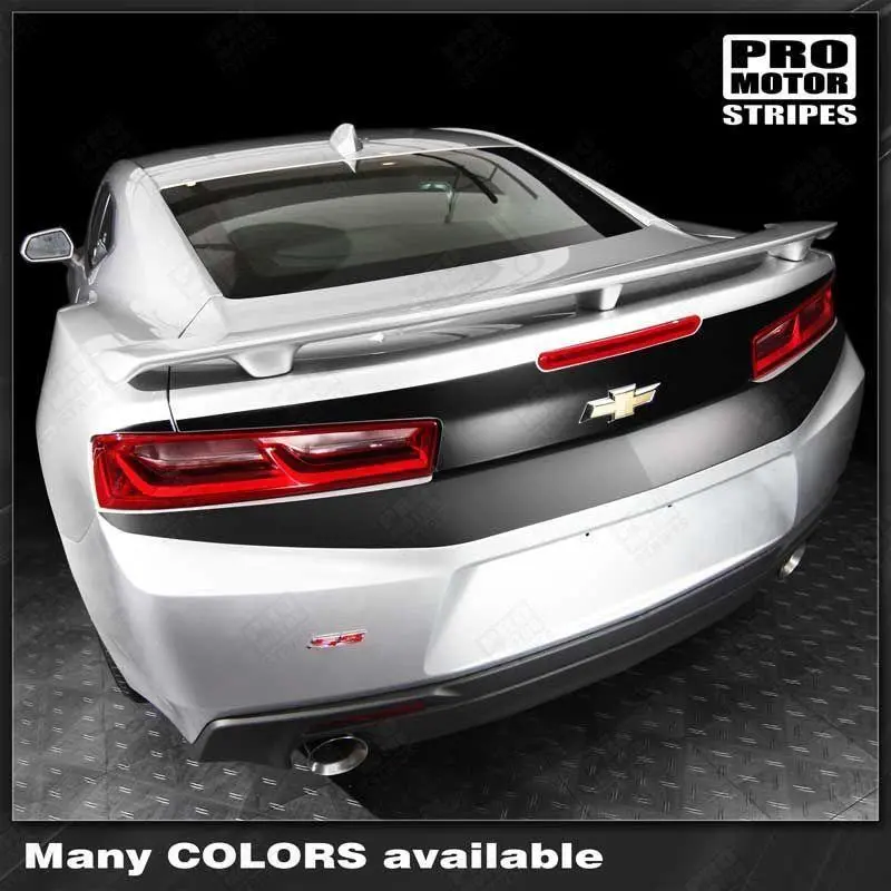 Chevrolet Camaro 2016-2018 Rear Deck & Bumper Blackout Decals 1