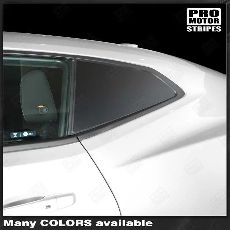 Chevrolet Camaro 2016-2024 Side Rear Window Blackout Accent Decal 1