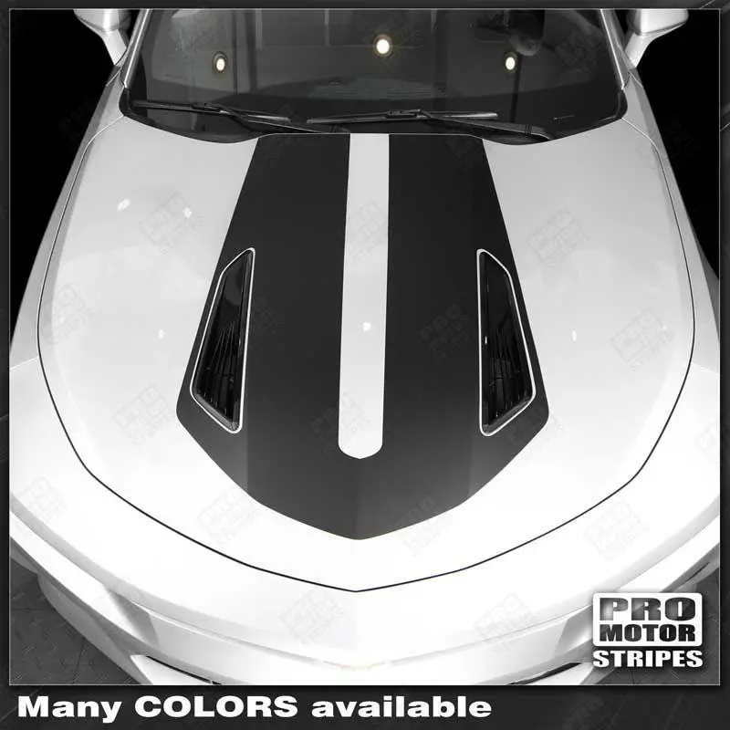 Chevrolet Camaro 2016-2018 -Ss- Hood Accent Decal Stripe 1