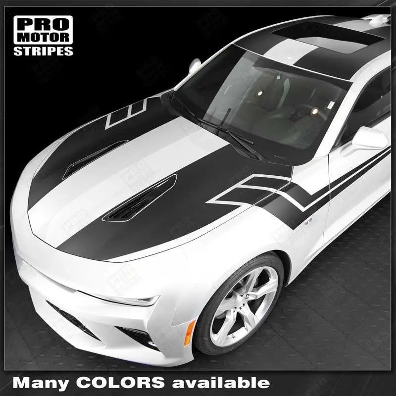 Chevrolet Camaro 2016-2018 -Ss- Top And Side Stripes Complete Set 1