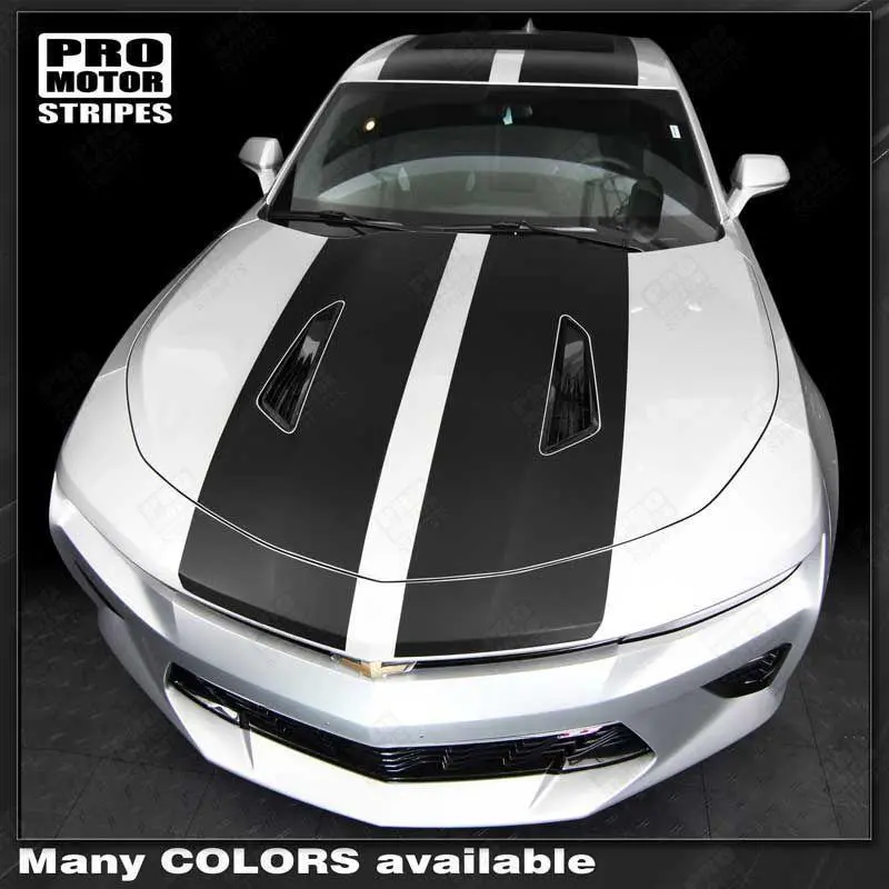 Chevrolet Camaro 2016-2018 -Ss- Top Racing Double Stripes 1
