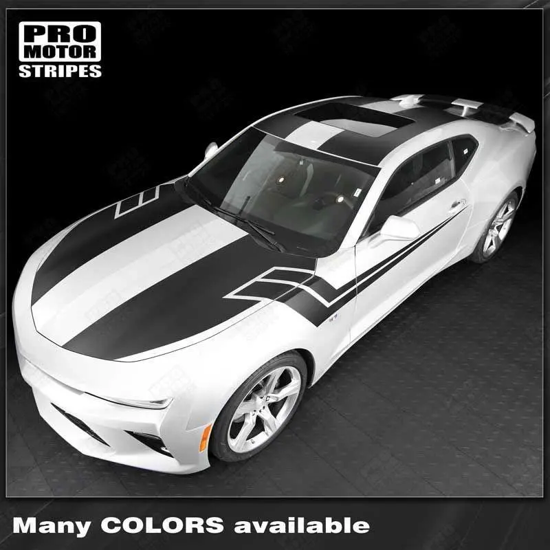 Chevrolet Camaro 2016-2024 Top And Side Stripes Complete Set 1