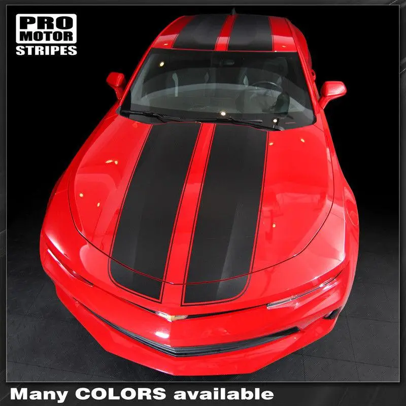 Chevrolet Camaro 2016-2024 Top Rally Sport Stripes W/ Roof 1