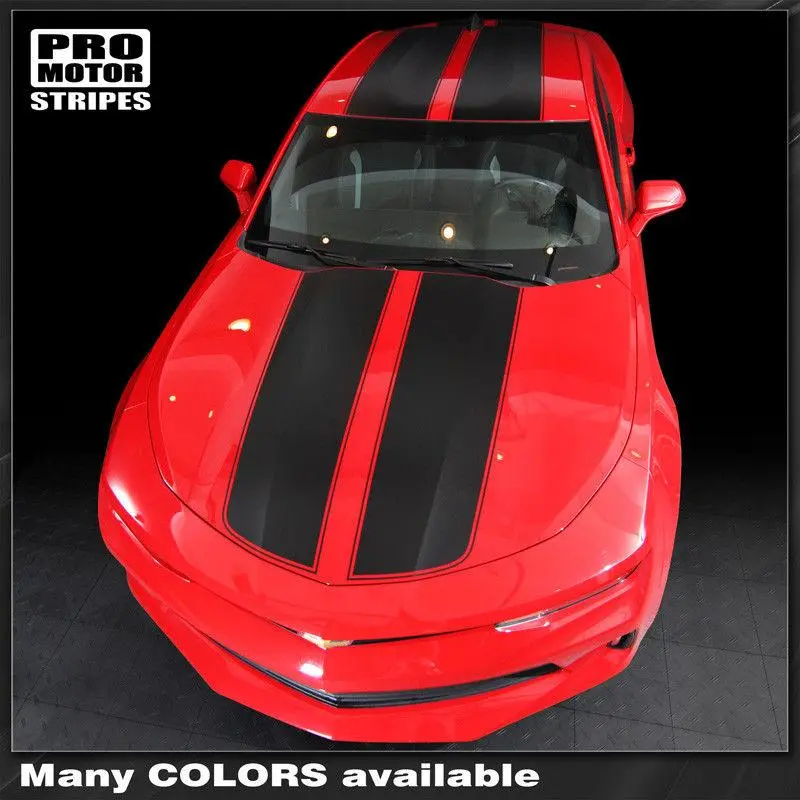 Chevrolet Camaro 2016-2024 Top Rally Sport Stripes W/ Roof 1