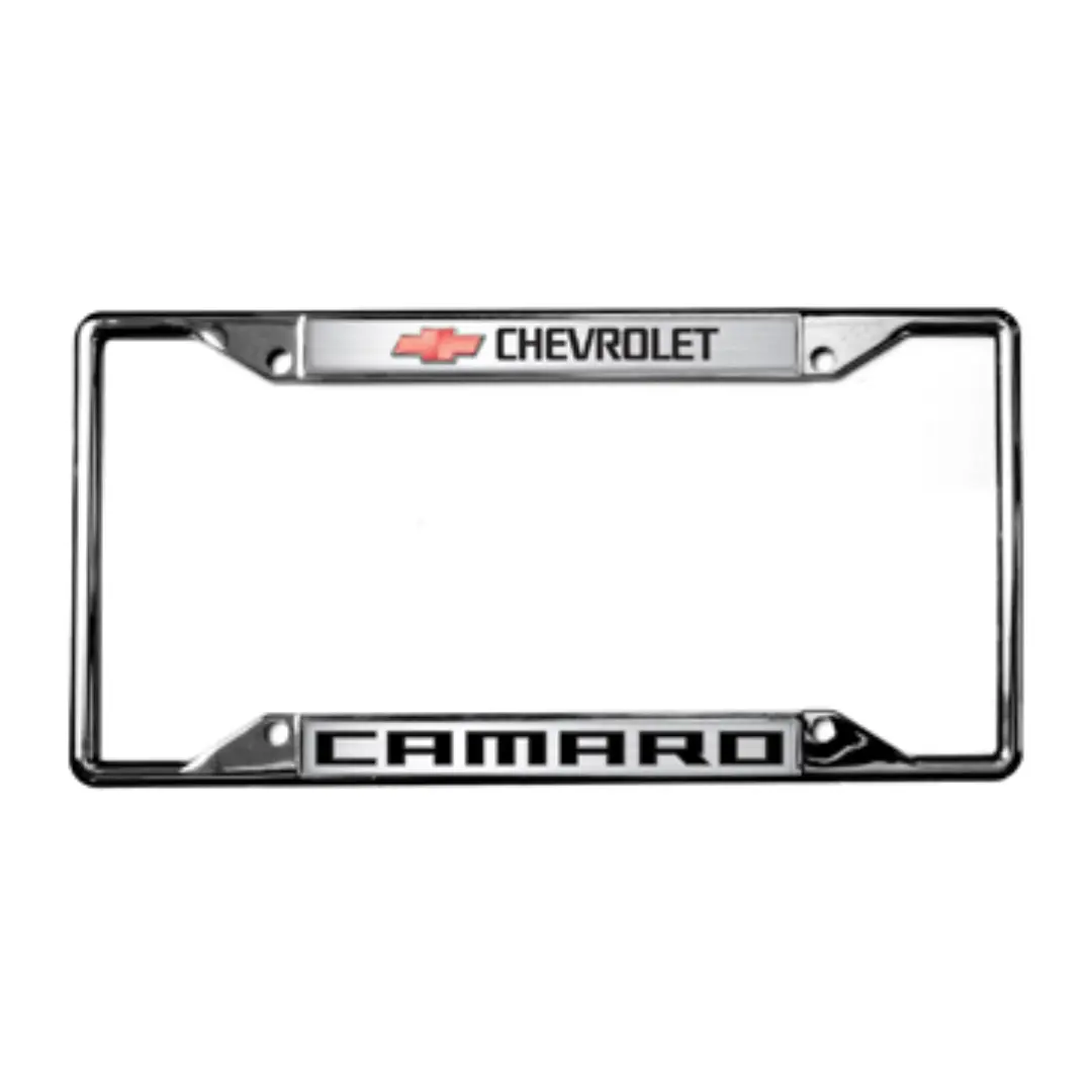Chevrolet Camaro Chrome License Plate Frame 1