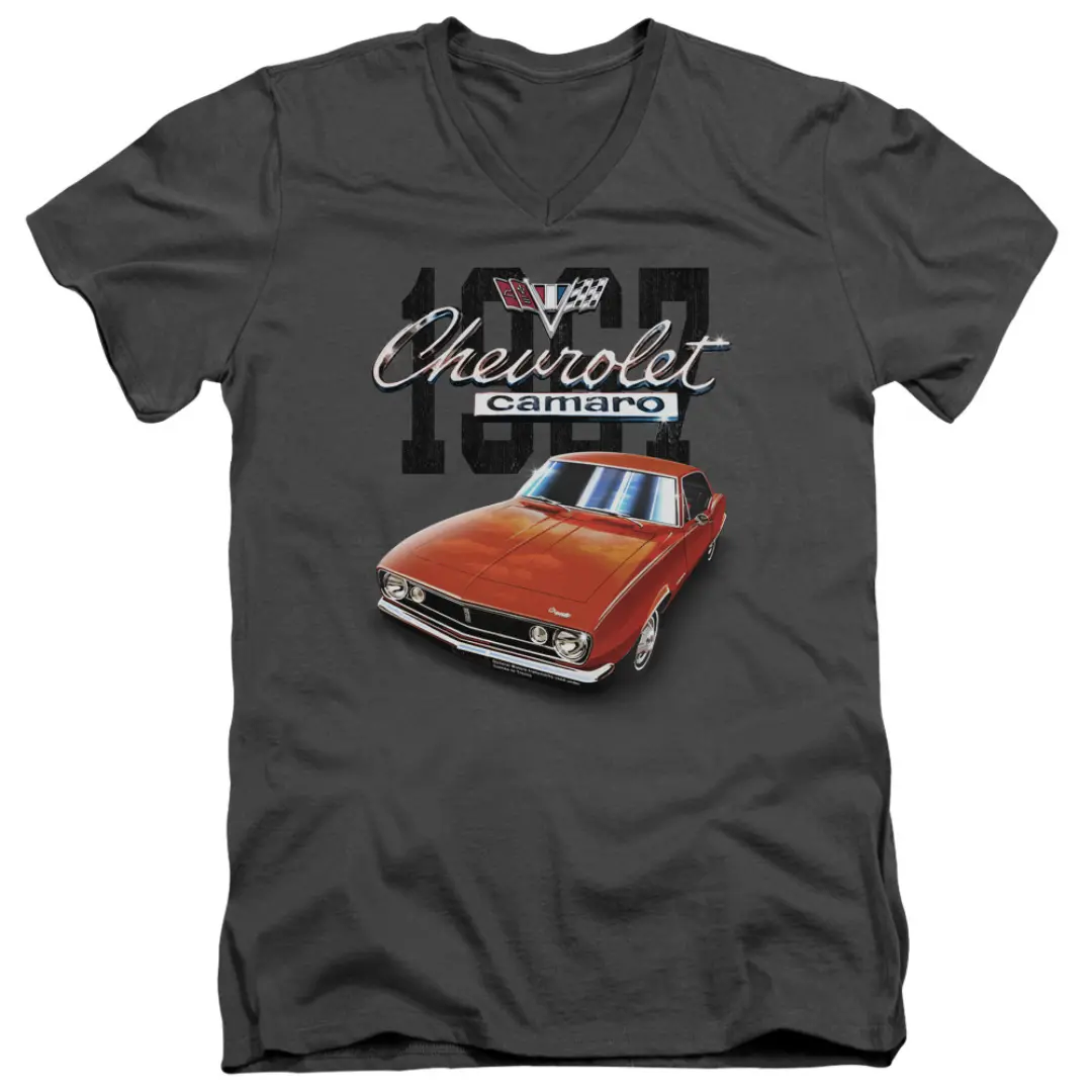 Chevrolet 1967 Camaro Classic Adult Slim Fit V Neck 1