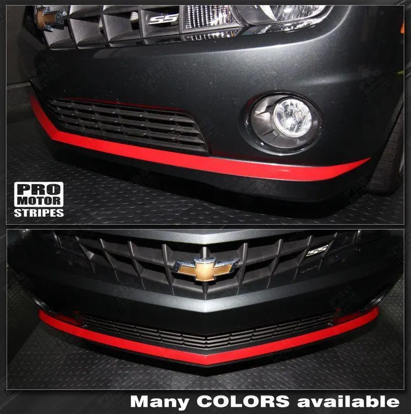 Chevrolet Camaro 2010-2013 Ss Front Spolier Splitter Stripe Decal 1