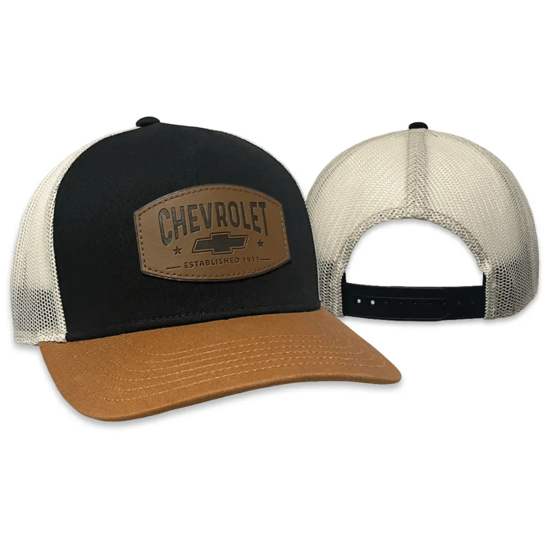 Chevrolet Est 1911 Leather Patch Cap 1