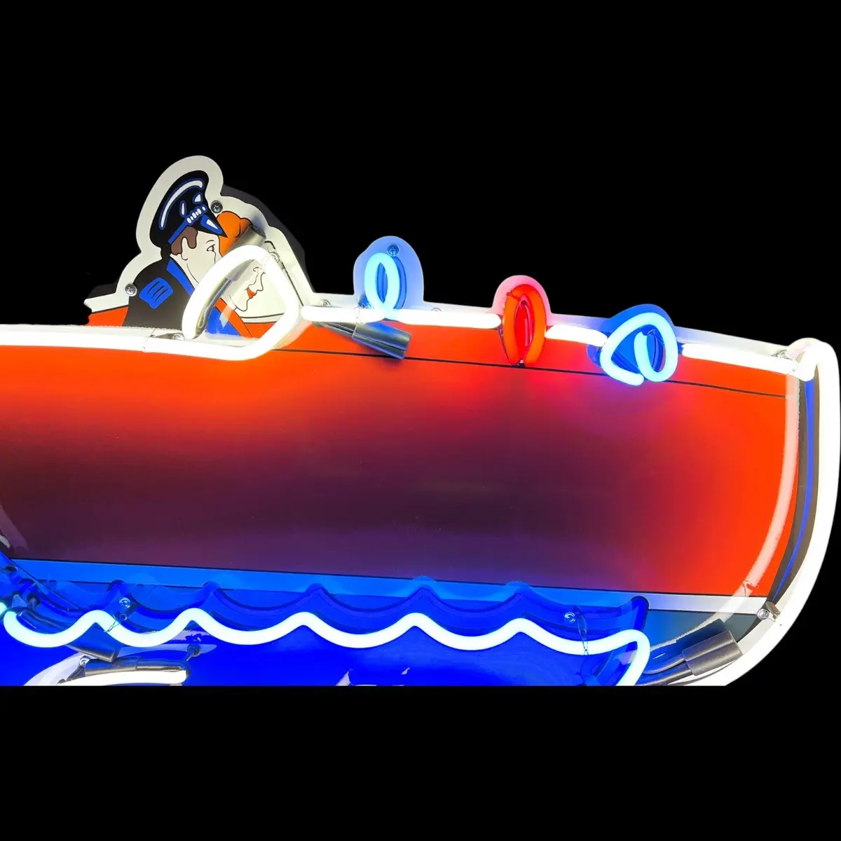 Marine Chris Craft Speedboats Neon Reproduction Die Cut Boat Lighted Advertising Sign 5
