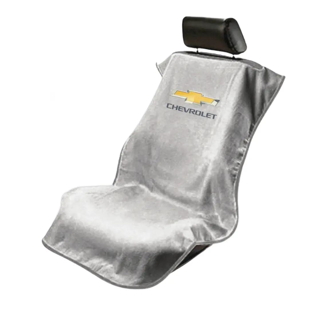Chevrolet Bowtie Seat Towel - Black, Tan Or Grey Seat Cover 1
