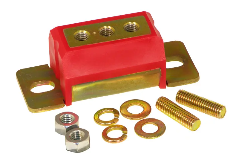 Prothane 1967-2002 Chevrolet Camaro 1St-4Th Gen Trans Mount (1 Or 2 Bolt Style) Red 1