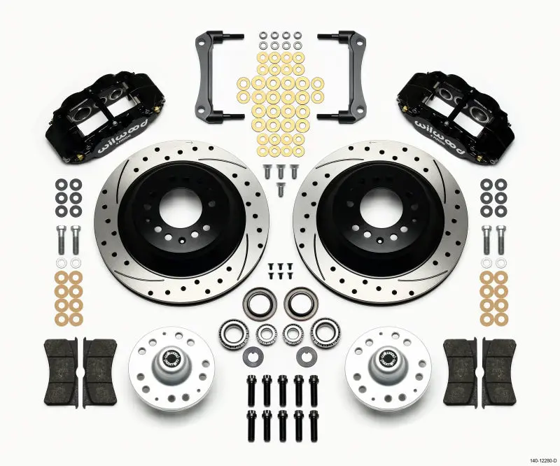 Wilwood 1979-1981 Chevrolet Camaro 2Nd Gen Narrow Superlite 6R Front Hub & 1Pc Rtr Kit 12.88In Drilled 1