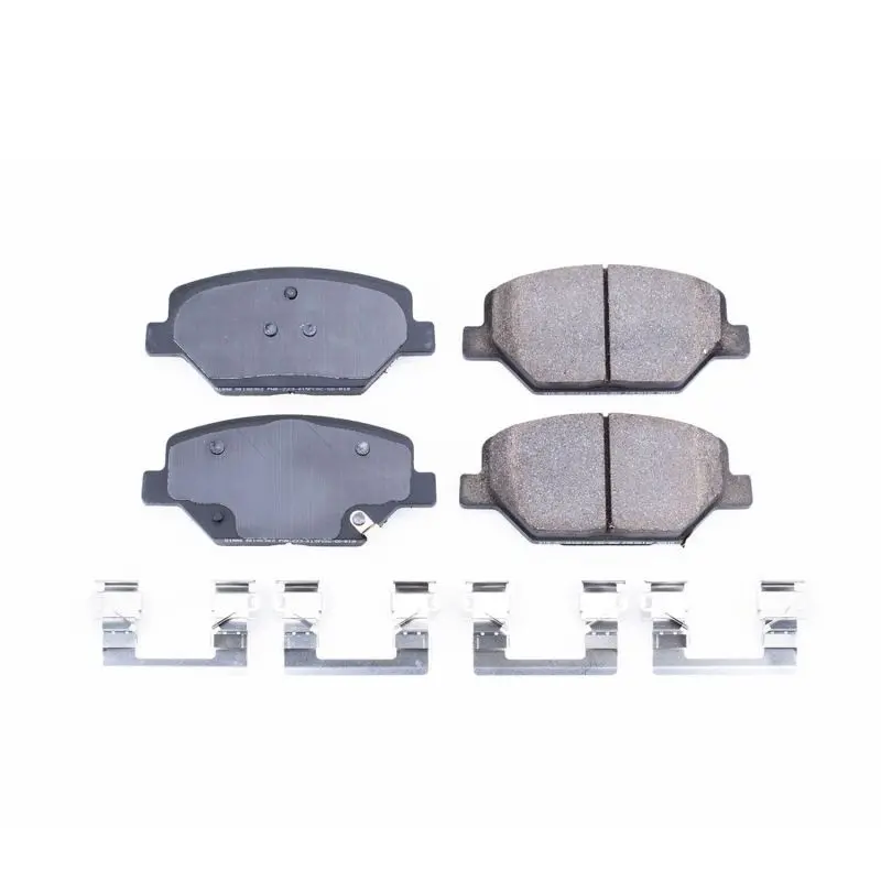 Powerstop 2016-2023 Chevrolet Camaro 6Th Gen Power Stop Envision Front Z17 Evolution Ceramic Brake Pads W Hardware 1