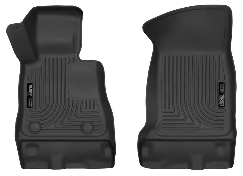 Husky Liners 2016-2024 Chevrolet Camaro 6Th Gen + X-Act Contour Black Front Floor Liners 1