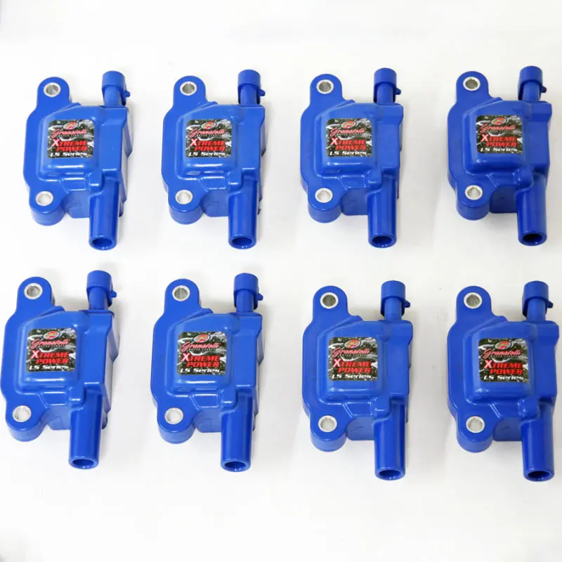 Granatelli Motor Sports 2010-2013 Chevrolet Camaro 5Th Gen Granatelli Gm Ls1 Ls2 Ls3 Ls4 Ls5 Ls6 Ls7 Ls9 Lsa Hi-Perf Coil Packs Blue (Set Of 8) 1