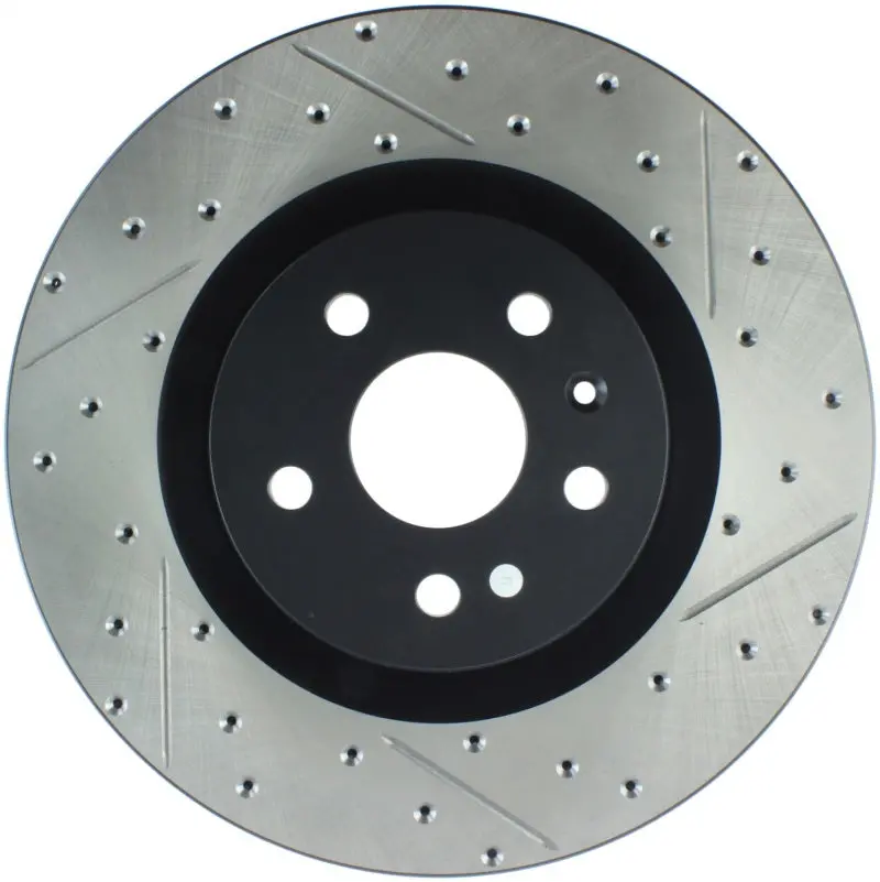 Stoptech 2010-2015 Chevrolet Camaro 5Th Gen Slotted & Drilled Sport Brake Rotor 1