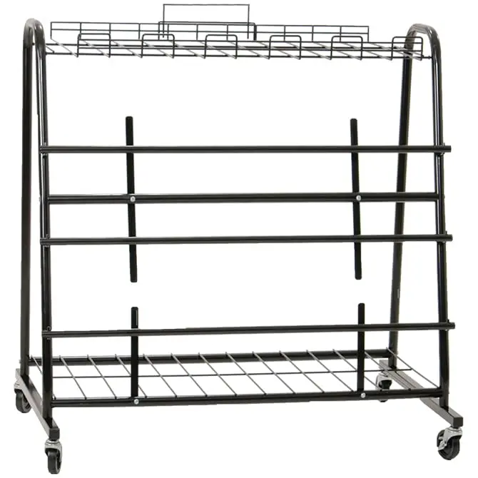 Deluxe Floor Dispensing Stand For Automotive Interior Protection Products – Heavy-Duty Steel Frame With Rolling Casters – Floor Mat & Seat Cover Dispenser For Auto Repair Shops & Detailing Centers 1