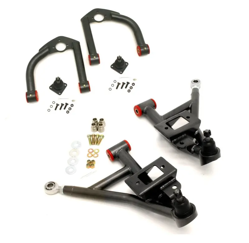 Bmr Suspension 1993-2002 Chevrolet 4Th Gen Camaro Bmr F-Body Upper And Lower A-Arm Kit Black Hammertone 1